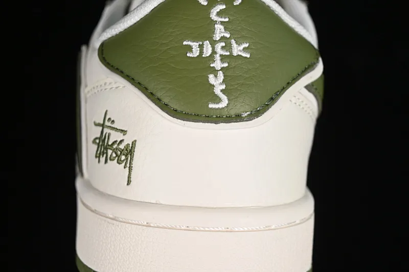 All Categories Air Jordan Jordan Series Basketball Shoes Air Jordan 1 Low High-end Customized Low-top Shoes Travis Scott x Fragment Design x Air Jordan 1 Low OG SP AJ1 Joe 1 Stussi Joint-Beige Army Green Low-top Cultural Casual Shoes DM6688-602